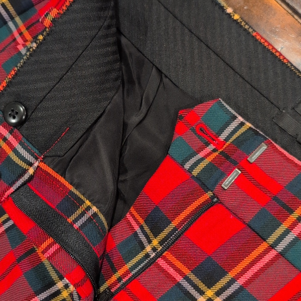 J. Crew Cameron Slim Ankle Crop Pants Tartan Wool Blend - Picture 4 of 9